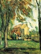 Paul Cezanne Der Teich des Jas de Bouffan im Winter Germany oil painting artist